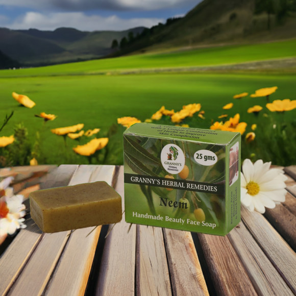 Granny's Herbal Neem Handmade Soap - 80 gms.