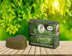 Granny's Herbal Tulsi Handmade Soap - 80 gms.